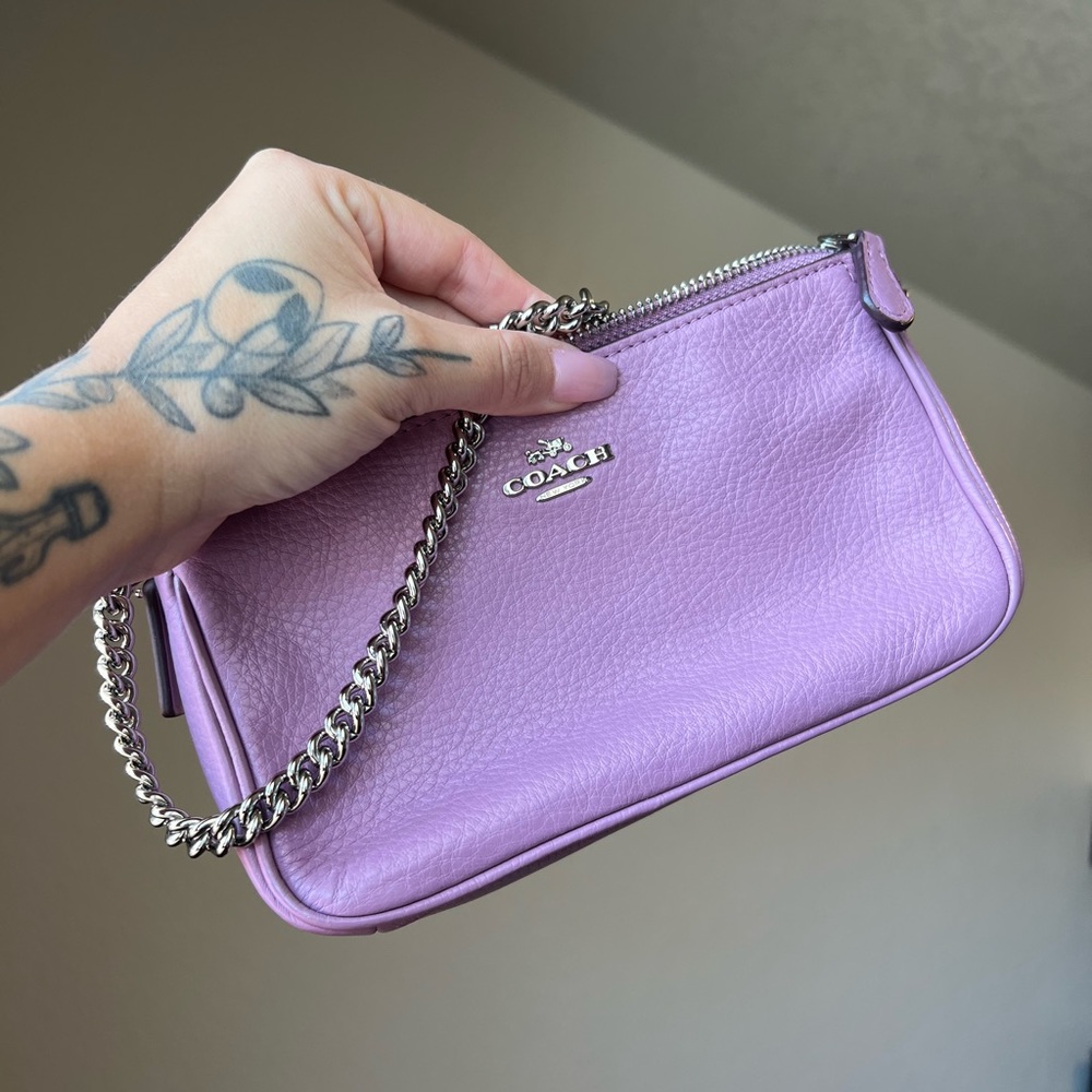 Purple Coach Purse OS